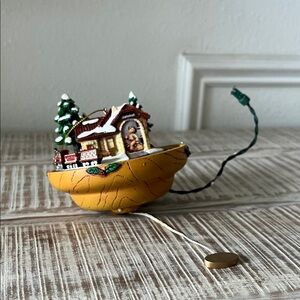 M. J. Hummel Bavarian Christmas Illuminated Ornament Christmas Crossing